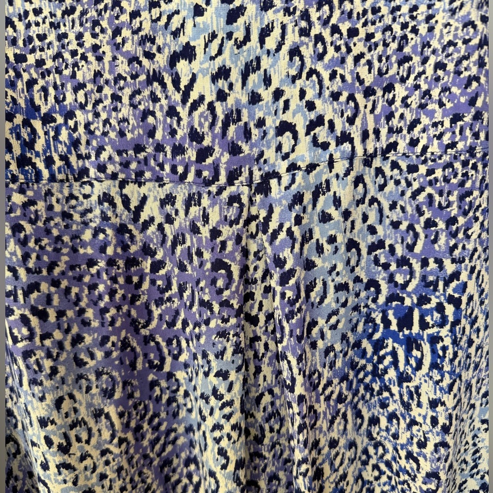 Rebecca Taylor Blue Leopard Fever Dress
Silk Shirtdress - Picture 6 of 7